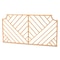 Baxton Studio Giza Modern Bohemian Natural Brown Rattan Queen Size Wallmount Headboard 211-12753-ZORO - alternate 7